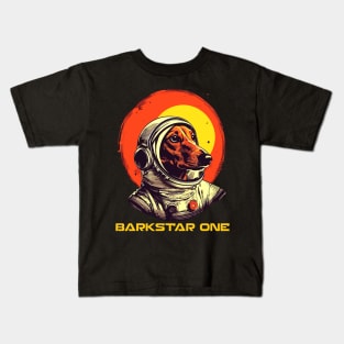 Unisex Tshirt 'barkstar One' | A Dachshund Conquers Space Kids T-Shirt